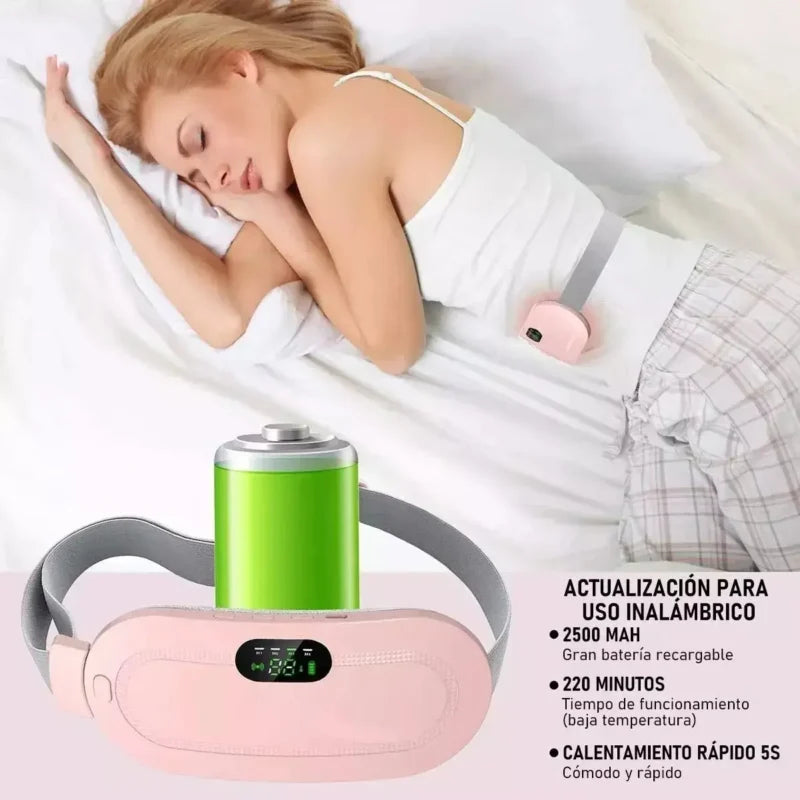 CalmaFem™ - Cinturón Térmico para Cólicos Menstruales